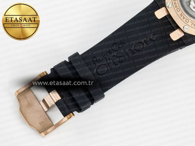 Audemars Piguet Royal Oak Offshore Gray Dial RG Bezel A3126 - Görsel 25