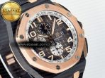 Audemars Piguet Royal Oak Offshore Gray Dial RG Bezel A3126 - Görsel 5
