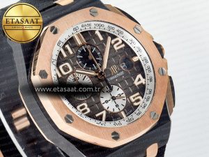 Audemars Piguet Royal Oak Offshore Gray Dial RG Bezel A3126 - Görsel 5