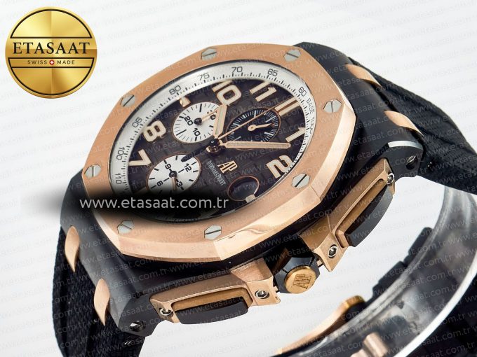 Audemars Piguet Royal Oak Offshore Gray Dial RG Bezel A3126 - Görsel 6