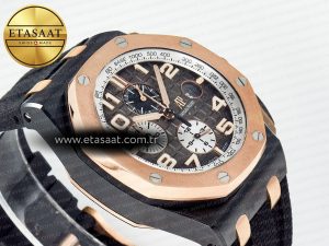 Audemars Piguet Royal Oak Offshore Gray Dial RG Bezel A3126 - Görsel 7