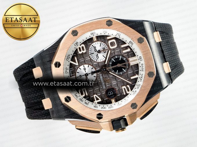 Audemars Piguet Royal Oak Offshore Gray Dial RG Bezel A3126 - Görsel 8