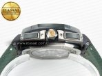 Royal Oak Offshore 44mm Black Ceramic TKF 1:1 Best Edition Green Dial on Green Rubber Strap A3126 - Görsel 16