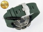 Royal Oak Offshore 44mm Black Ceramic TKF 1:1 Best Edition Green Dial on Green Rubber Strap A3126 - Görsel 17