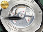 Royal Oak Offshore 44mm Black Ceramic TKF 1:1 Best Edition Green Dial on Green Rubber Strap A3126 - Görsel 19