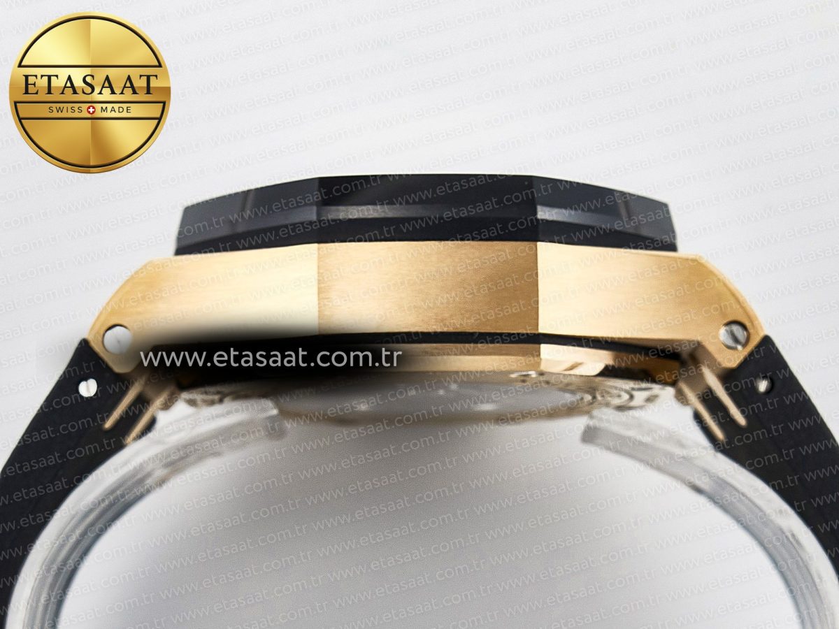 Royal Oak Offshore 44mm RG TKF 1:1 Best Edition Gray Dial on Black Rubber Strap A3126 - Görsel 15