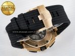 Royal Oak Offshore 44mm RG TKF 1:1 Best Edition Gray Dial on Black Rubber Strap A3126 - Görsel 17