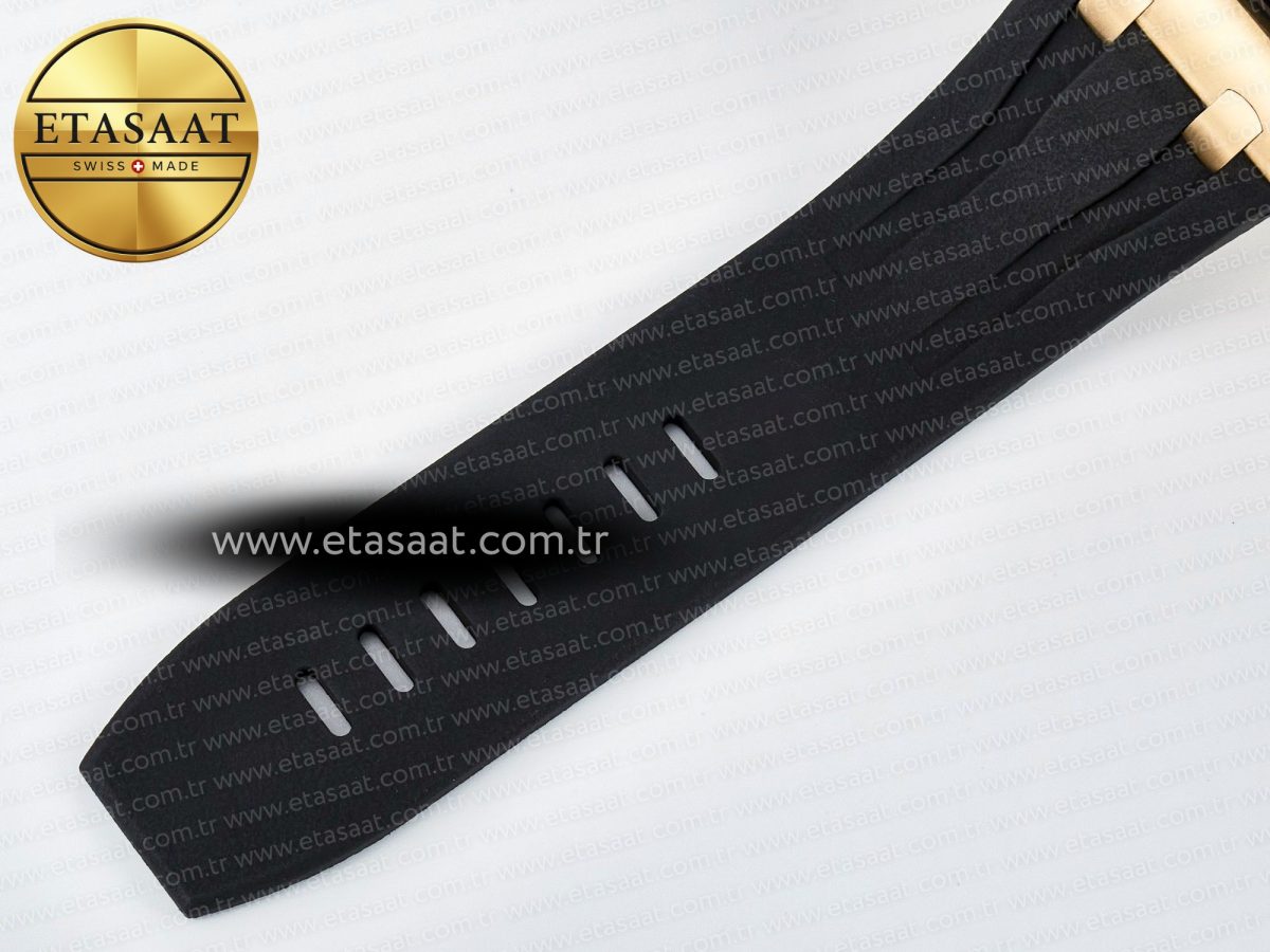 Royal Oak Offshore 44mm RG TKF 1:1 Best Edition Gray Dial on Black Rubber Strap A3126 - Görsel 23