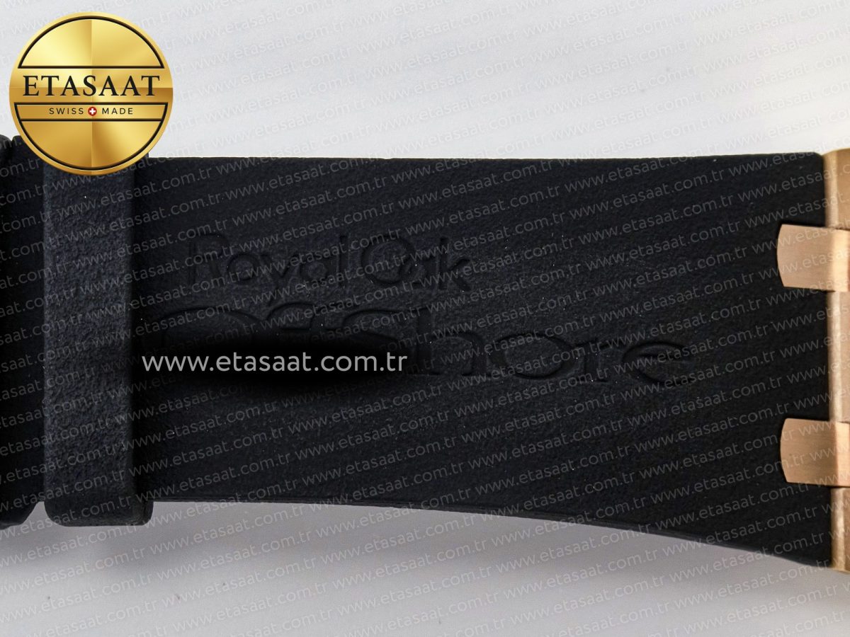 Royal Oak Offshore 44mm RG TKF 1:1 Best Edition Gray Dial on Black Rubber Strap A3126 - Görsel 28