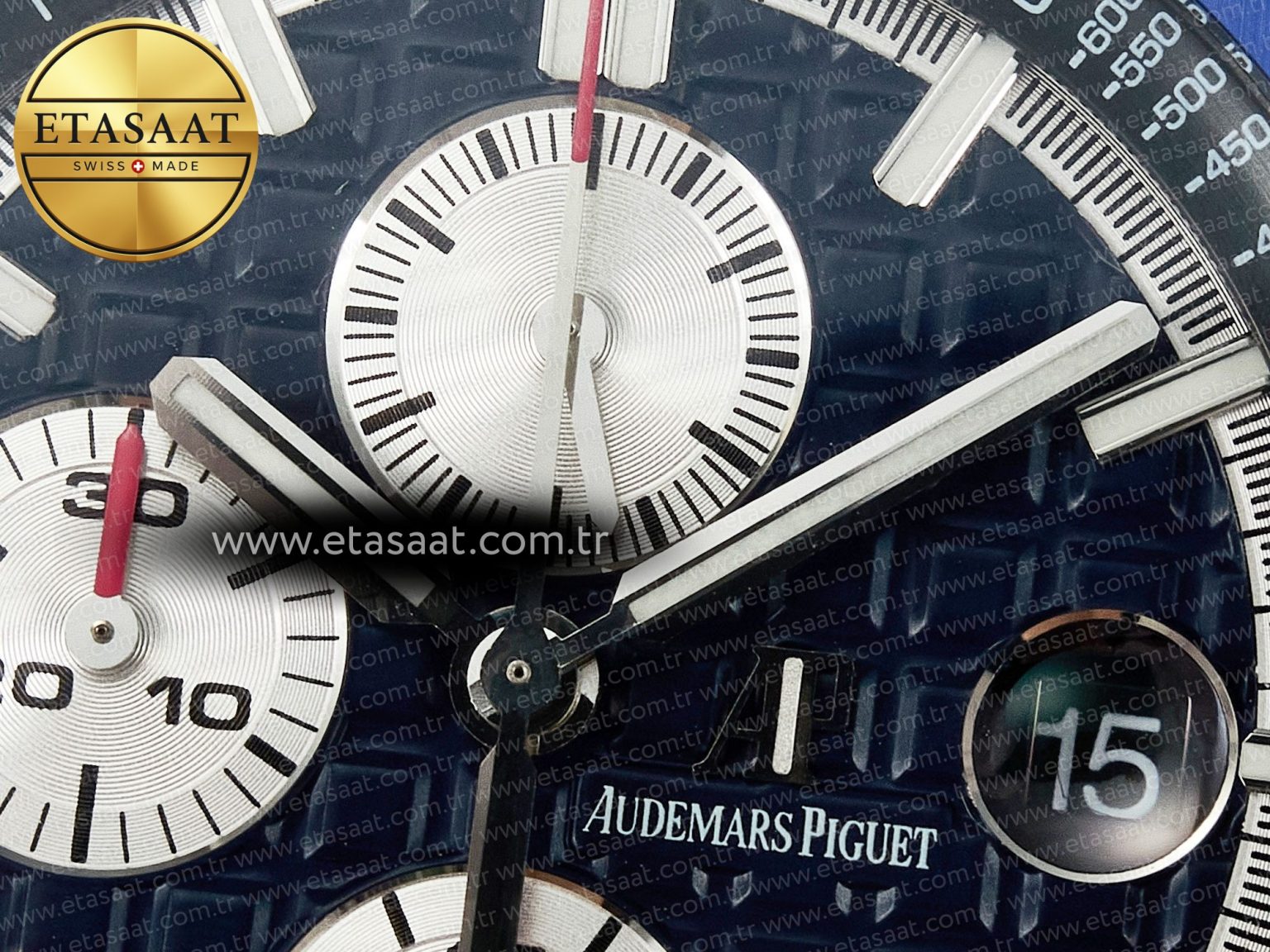 Royal Oak Offshore 44mm SS TKF 1:1 Best Edition Blue Dial on Blue Camou Rubber Strap A3126 - Görsel 11