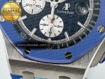 Royal Oak Offshore 44mm SS TKF 1:1 Best Edition Blue Dial on Blue Camou Rubber Strap A3126 - Görsel 13
