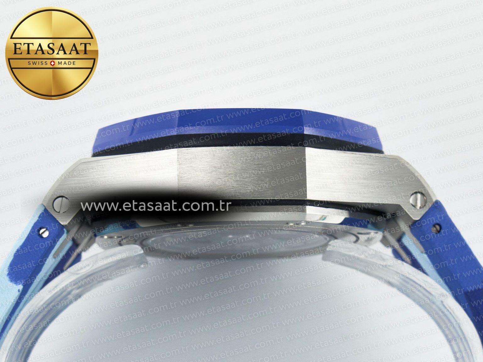 Royal Oak Offshore 44mm SS TKF 1:1 Best Edition Blue Dial on Blue Camou Rubber Strap A3126 - Görsel 15