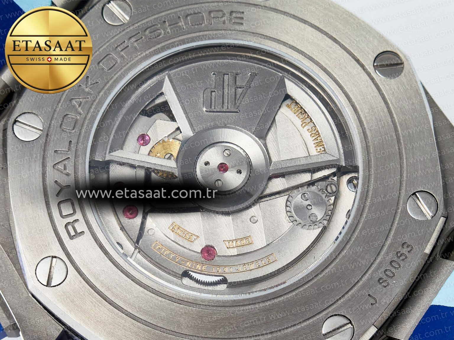 Royal Oak Offshore 44mm SS TKF 1:1 Best Edition Blue Dial on Blue Camou Rubber Strap A3126 - Görsel 19