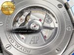 Royal Oak Offshore 44mm SS TKF 1:1 Best Edition Blue Dial on Blue Camou Rubber Strap A3126 - Görsel 20