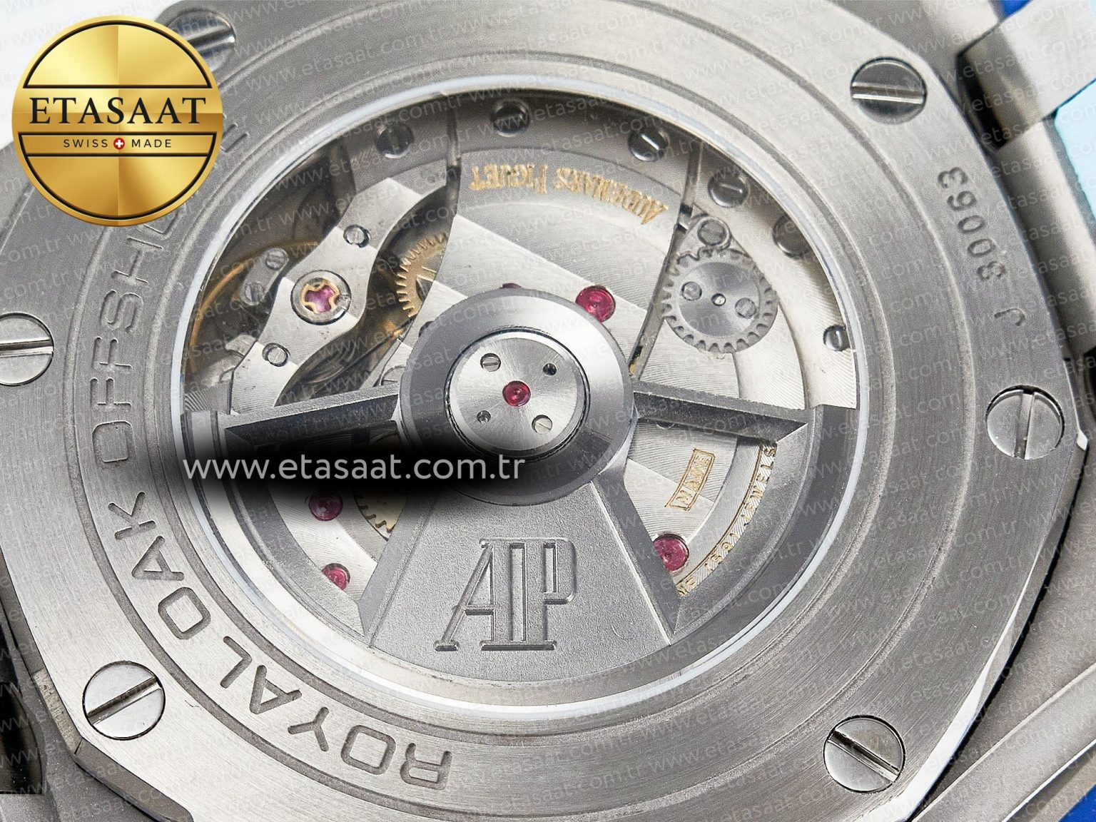 Royal Oak Offshore 44mm SS TKF 1:1 Best Edition Blue Dial on Blue Camou Rubber Strap A3126 - Görsel 20