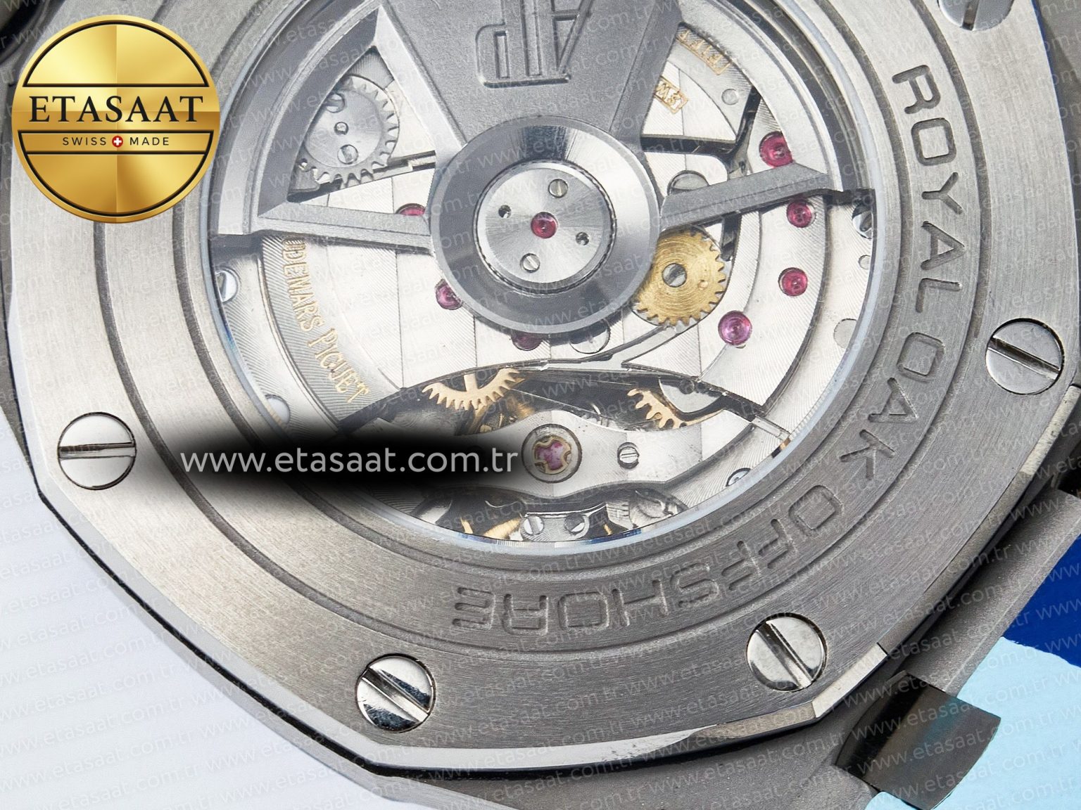 Royal Oak Offshore 44mm SS TKF 1:1 Best Edition Blue Dial on Blue Camou Rubber Strap A3126 - Görsel 21
