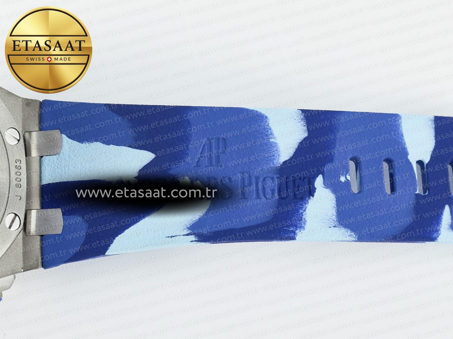 Royal Oak Offshore 44mm SS TKF 1:1 Best Edition Blue Dial on Blue Camou Rubber Strap A3126 - Görsel 27
