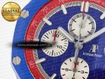 Royal Oak Offshore 44mm SS TKF 1:1 Best Edition Blue/Red Dial on Blue/Red Rubber Strap A3126 - Görsel 10