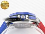 Royal Oak Offshore 44mm SS TKF 1:1 Best Edition Blue/Red Dial on Blue/Red Rubber Strap A3126 - Görsel 16