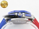 Royal Oak Offshore 44mm SS TKF 1:1 Best Edition Blue/Red Dial on Blue/Red Rubber Strap A3126 - Görsel 16