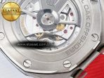 Royal Oak Offshore 44mm SS TKF 1:1 Best Edition Blue/Red Dial on Blue/Red Rubber Strap A3126 - Görsel 22