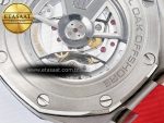 Royal Oak Offshore 44mm SS TKF 1:1 Best Edition Blue/Red Dial on Blue/Red Rubber Strap A3126 - Görsel 22