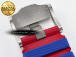 Royal Oak Offshore 44mm SS TKF 1:1 Best Edition Blue/Red Dial on Blue/Red Rubber Strap A3126 - Görsel 26