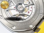 Royal Oak Offshore 44mm SS TKF 1:1 Best Edition Blue/Yellow Dial on Blue/Yellow Rubber Strap A3126 - Görsel 22