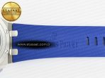 Royal Oak Offshore 44mm SS TKF 1:1 Best Edition Blue/Yellow Dial on Blue/Yellow Rubber Strap A3126 - Görsel 27