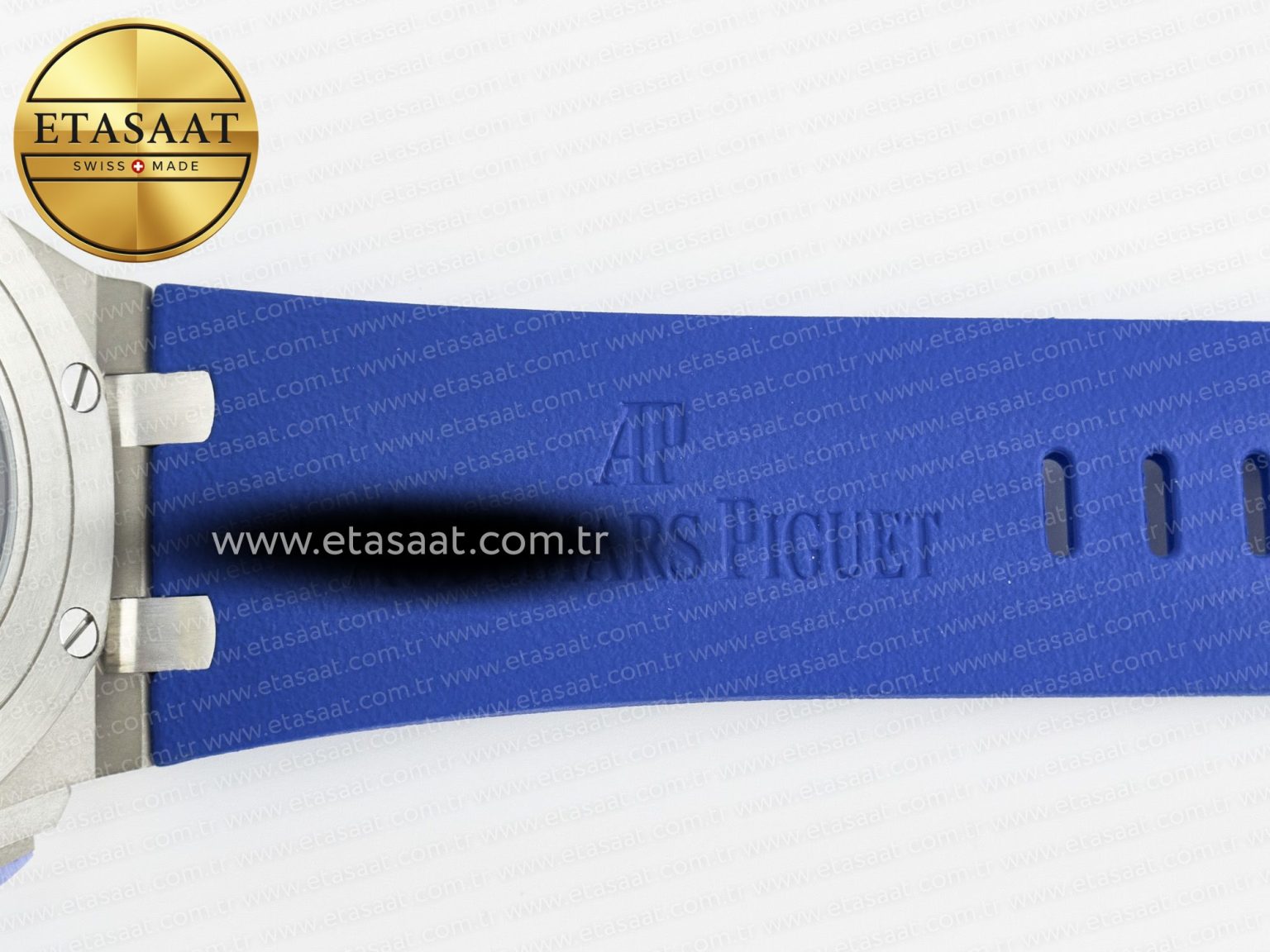 Royal Oak Offshore 44mm SS TKF 1:1 Best Edition Blue/Yellow Dial on Blue/Yellow Rubber Strap A3126 - Görsel 27