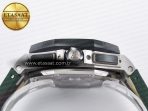 Royal Oak Offshore 44mm SS TKF 1:1 Best Edition Cream Dial on Green Camou Rubber Strap A3126 - Görsel 17