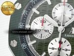 Royal Oak Offshore 44mm SS TKF 1:1 Best Edition Green Dial on Green Camou Rubber Strap A3126 - Görsel 10