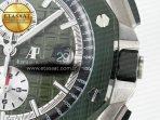 Royal Oak Offshore 44mm SS TKF 1:1 Best Edition Green Dial on Green Camou Rubber Strap A3126 - Görsel 12