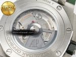 Royal Oak Offshore 44mm SS TKF 1:1 Best Edition Green Dial on Green Camou Rubber Strap A3126 - Görsel 20