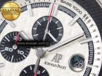 Royal Oak Offshore 44mm SS TKF 1:1 Best Edition White Dial on Black Rubber Strap A3126 - Görsel 12