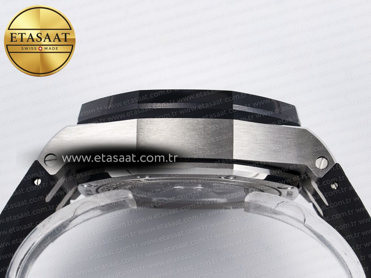 Royal Oak Offshore 44mm SS TKF 1:1 Best Edition White Dial on Black Rubber Strap A3126 - Görsel 16