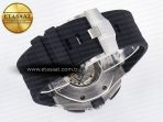 Royal Oak Offshore 44mm SS TKF 1:1 Best Edition White Dial on Black Rubber Strap A3126 - Görsel 18