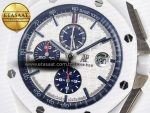 Audemars Piguet Royal Oak Offshore 44mm White Ceramic TKF - Görsel 10