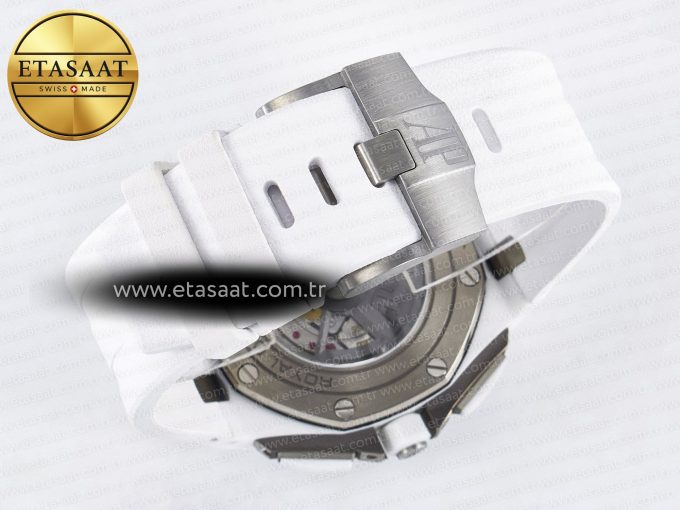 Audemars Piguet Royal Oak Offshore 44mm White Ceramic TKF - Görsel 18