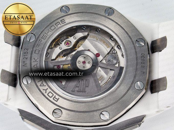 Audemars Piguet Royal Oak Offshore 44mm White Ceramic TKF - Görsel 19