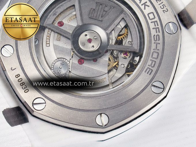 Audemars Piguet Royal Oak Offshore 44mm White Ceramic TKF - Görsel 22