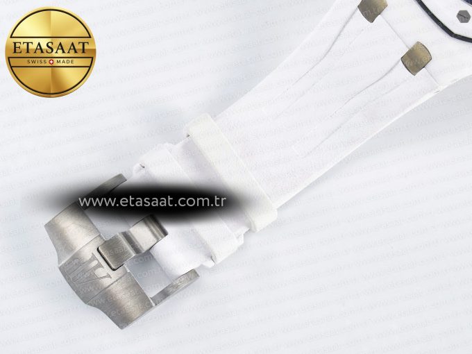 Audemars Piguet Royal Oak Offshore 44mm White Ceramic TKF - Görsel 25