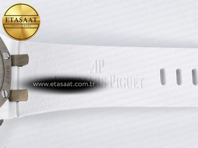 Audemars Piguet Royal Oak Offshore 44mm White Ceramic TKF - Görsel 28
