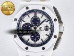 Audemars Piguet Royal Oak Offshore 44mm White Ceramic TKF - Görsel 4