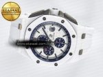 Audemars Piguet Royal Oak Offshore 44mm White Ceramic TKF - Görsel 9