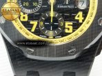 Royal Oak Offshore Bumble Bee Forged Carbon 1:1 JF Best Edition on Leather Strap A7750 w/ Cyclops & DW Mod - Görsel 13