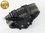 Royal Oak Offshore Bumble Bee Forged Carbon 1:1 JF Best Edition on Leather Strap A7750 w/ Cyclops & DW Mod - Görsel 16
