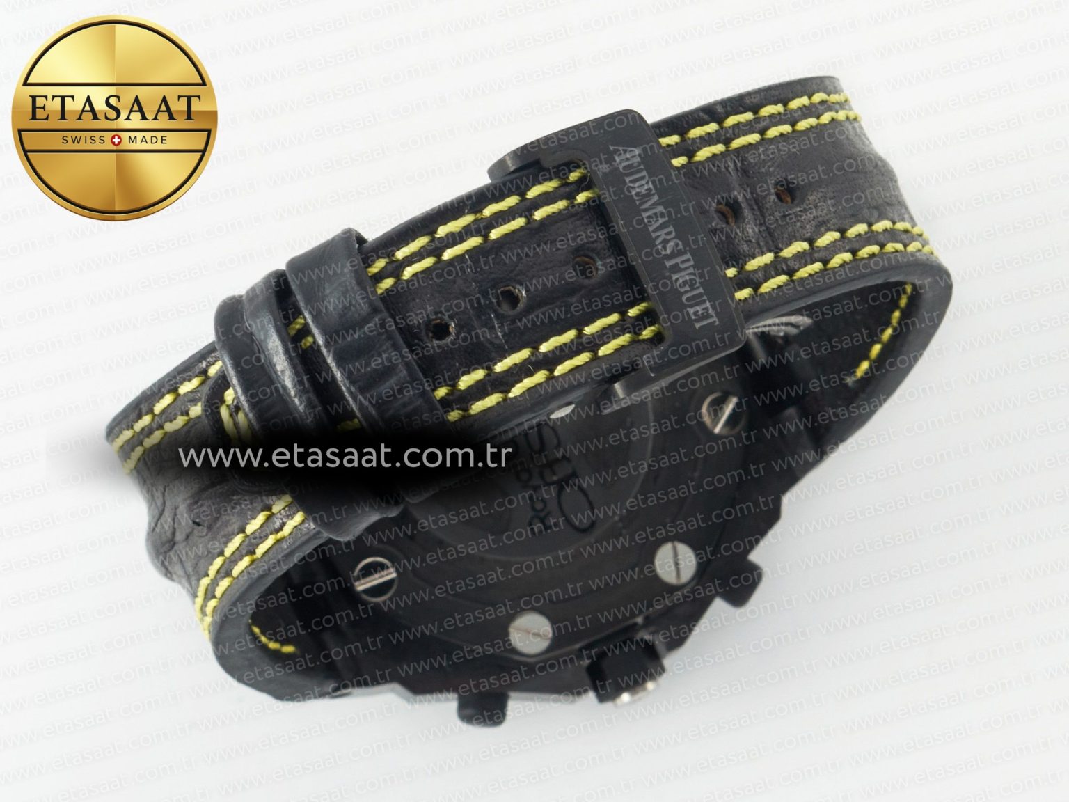 Royal Oak Offshore Bumble Bee Forged Carbon 1:1 JF Best Edition on Leather Strap A7750 w/ Cyclops & DW Mod - Görsel 16