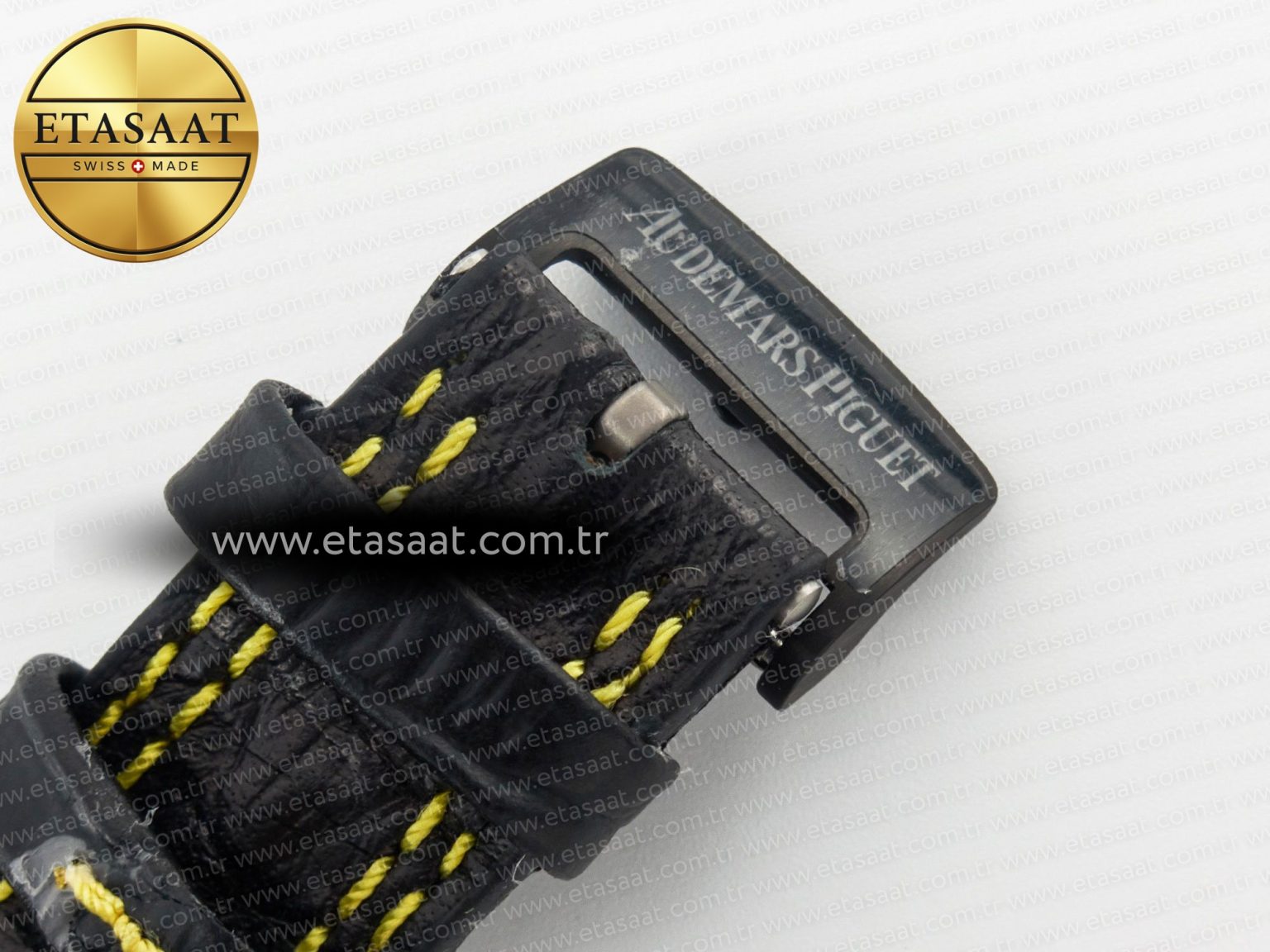Royal Oak Offshore Bumble Bee Forged Carbon 1:1 JF Best Edition on Leather Strap A7750 w/ Cyclops & DW Mod - Görsel 22