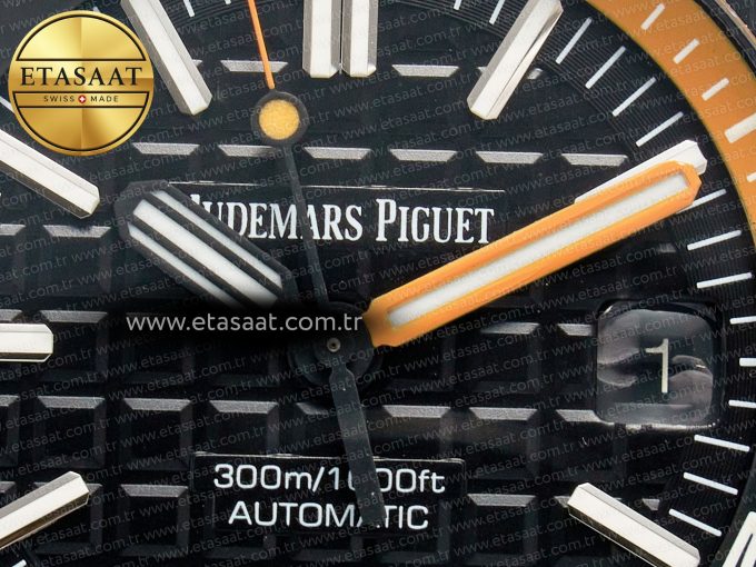 Royal Oak Offshore Diver 15707 Black Ceramic ZF 1:1 Best Edition SA3120 Super Clone - Görsel 11